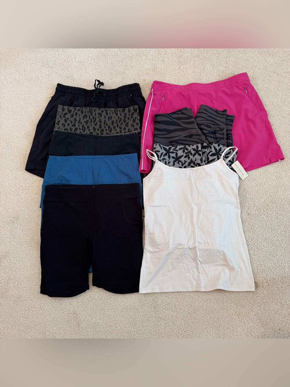 9 NINE Piece Activewear Summer Athletic Bundle Medium